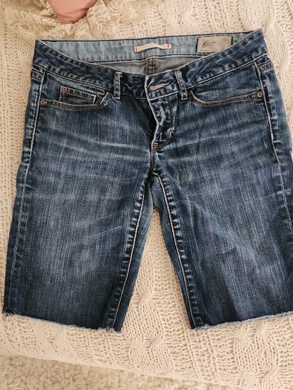 Women’s Blue Denim Bermuda Jeans